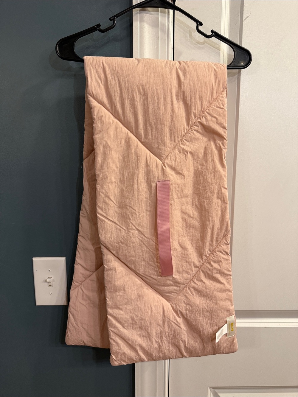 Maeve Puffer Scarf Pink